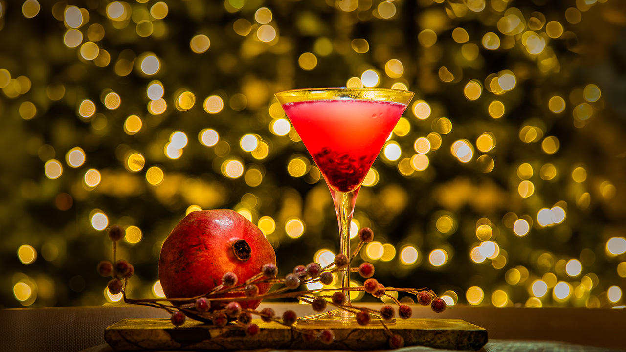 Pomegranate Gimlet